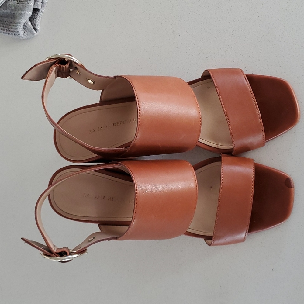 Banana Republic block heel sandals